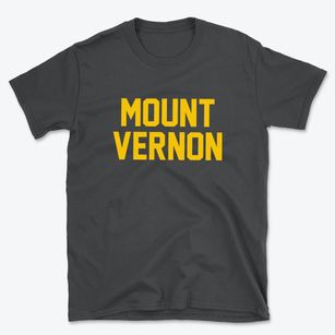 Mount Vernon Maine Classic Block Basic T-Shirt