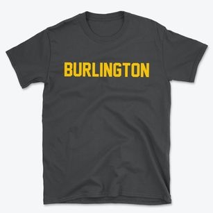 Burlington Iowa Classic Block Basic T-Shirt