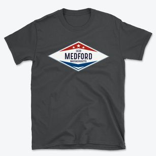 Medford Massachusetts Diamond Star Basic T-Shirt