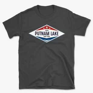 Putnam Lake New York Diamond Star Basic T-Shirt