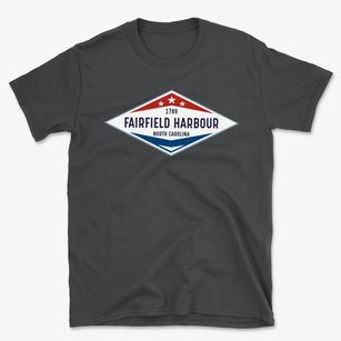 Fairfield Harbour North Carolina Diamond Star Basic T-Shirt