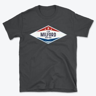 Milford New York Diamond Star Basic T-Shirt