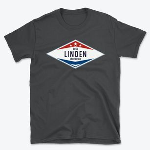 Linden California Diamond Star Basic T-Shirt
