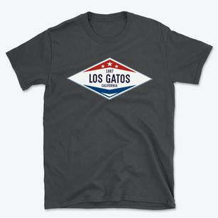 Los Gatos California Diamond Star Basic T-Shirt