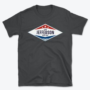 Jefferson New York Diamond Star Basic T-Shirt
