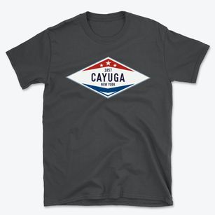 Cayuga New York Diamond Star Basic T-Shirt