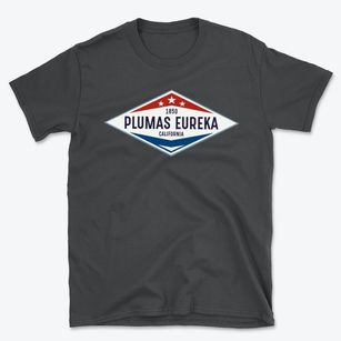 Plumas Eureka California Diamond Star Basic T-Shirt
