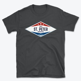 St. Peter Minnesota Diamond Star Basic T-Shirt