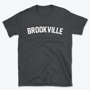 Brookville New York Classic Curve Basic T-Shirt