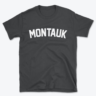 Montauk New York Classic Curve Basic T-Shirt