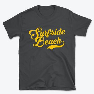 Surfside Beach South Carolina Vintage Team Basic T-Shirt