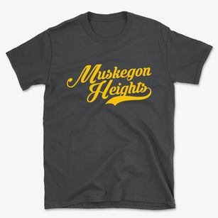 Muskegon Heights Michigan Vintage Team Basic T-Shirt