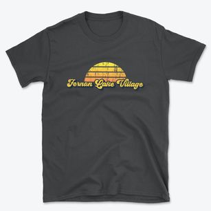 Fernan Lake Village Idaho Sublime Sunset Basic T-Shirt