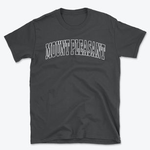 Mount Pleasant Wisconsin Trendy Block Basic T-Shirt