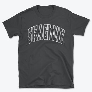Skagway Alaska Trendy Block Basic T-Shirt