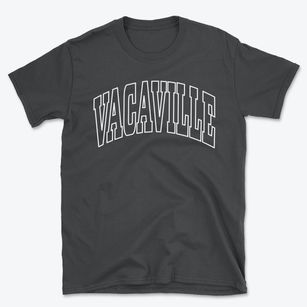 Vacaville California Trendy Block Basic T-Shirt