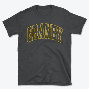 Granby New York Trendy Block Basic T-Shirt
