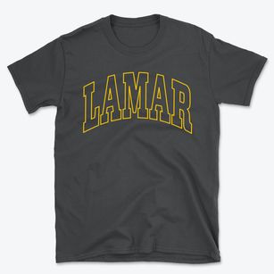 Lamar Missouri Trendy Block Basic T-Shirt