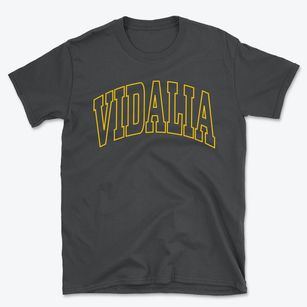 Vidalia Louisiana Trendy Block Basic T-Shirt