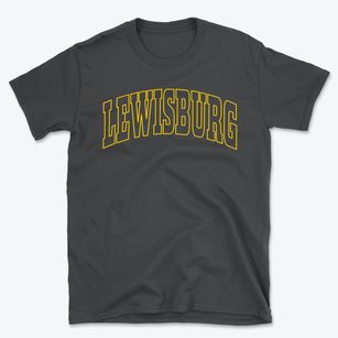 Lewisburg West Virginia Trendy Block Basic T-Shirt