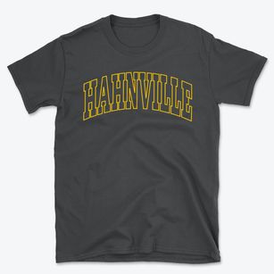 Hahnville Louisiana Trendy Block Basic T-Shirt