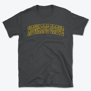 Howards Grove Wisconsin Trendy Block Basic T-Shirt