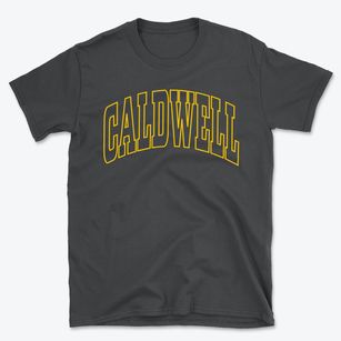 Caldwell Ohio Trendy Block Basic T-Shirt