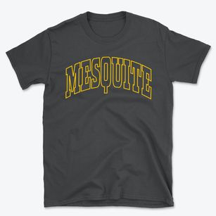 Mesquite Texas Trendy Block Basic T-Shirt