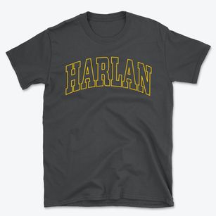 Harlan Kentucky Trendy Block Basic T-Shirt