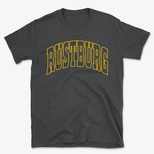 Rustburg Virginia Trendy Block Basic T-Shirt