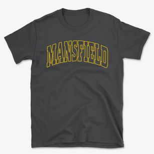 Mansfield Arkansas Trendy Block Basic T-Shirt