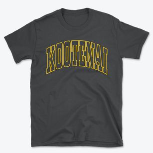Kootenai Idaho Trendy Block Basic T-Shirt