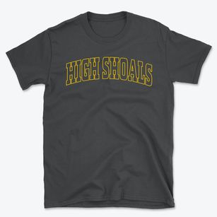 High Shoals North Carolina Trendy Block Basic T-Shirt