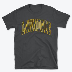 Lawndale North Carolina Trendy Block Basic T-Shirt