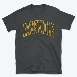 Faysville Texas Trendy Block Basic T-Shirt