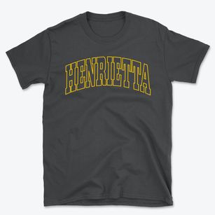 Henrietta Missouri Trendy Block Basic T-Shirt