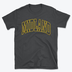 Midland Virginia Trendy Block Basic T-Shirt