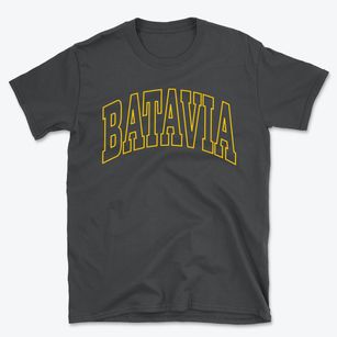Batavia New York Trendy Block Basic T-Shirt