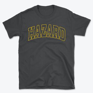 Hazard Nebraska Trendy Block Basic T-Shirt