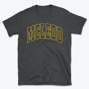 Mcleod North Dakota Trendy Block Basic T-Shirt