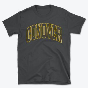 Conover North Carolina Trendy Block Basic T-Shirt
