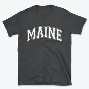 Maine Wisconsin Varsity Basic T-Shirt