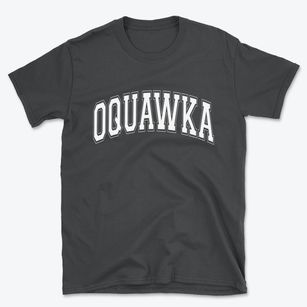 Oquawka Illinois Varsity Basic T-Shirt