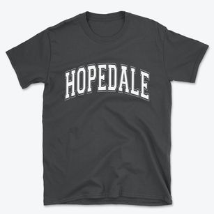 Hopedale Illinois Varsity Basic T-Shirt