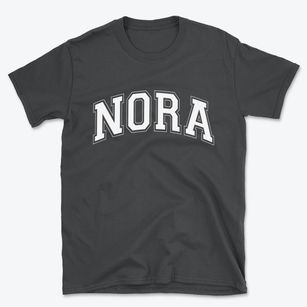 Nora Nebraska Varsity Basic T-Shirt