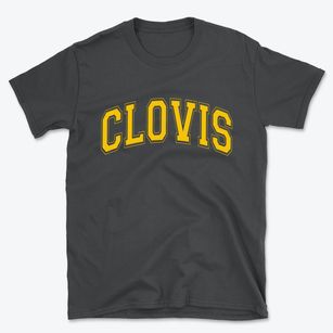Clovis California Varsity Basic T-Shirt