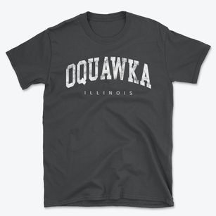 Oquawka Illinois Urban Vibe Basic T-Shirt