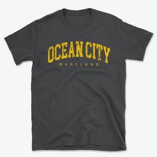 Ocean City Maryland Urban Vibe Basic T-Shirt