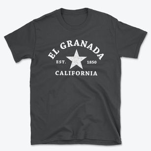 El Granada California Star Basic T-Shirt