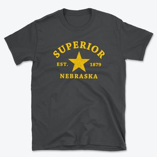 Superior Nebraska Star Basic T-Shirt